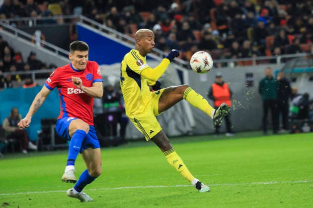 January,28, 2026, UEFA EUROPA LEAGUE, League phase, Matchday 8, FCSB vs Fenerbahce, Bucharest, National Arena Stadium 94 Talisca ball action from cross