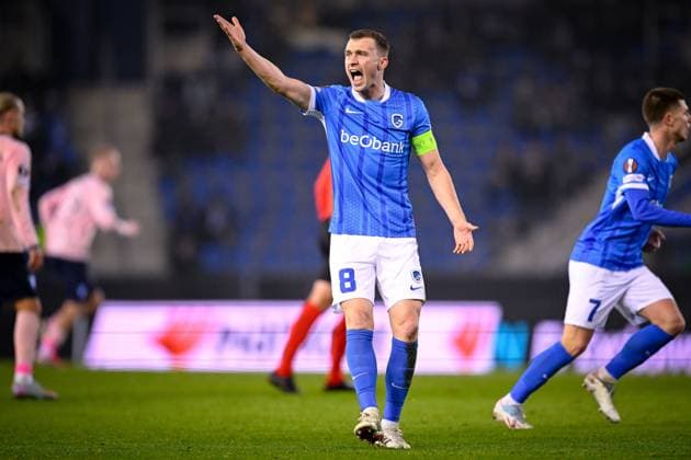 KRC Genk v Malmo - UEFA Europa League GENK, BELGIUM - JANUARY 29 : Heynen Bryan midfielder of KRC Genk during the UEFA Europa League 2025 26 League Phase MD8 match between KRC Genk and Malmo on January 29, 2026 in Genk, Belgium, 29 01 2026  Copyright: xTomasxSiskx