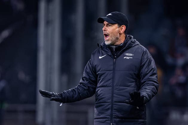 STURM GRAZ - BRANN BERGEN Head coach of Brann Freyr Alexandersson during the league phase of UEFA Europa league football match between SK Sturm Graz and SK Brann Bergen. Graz, Austria, January 29, 2026. Photo by Branislav Racko Copyright: xx 080A9848