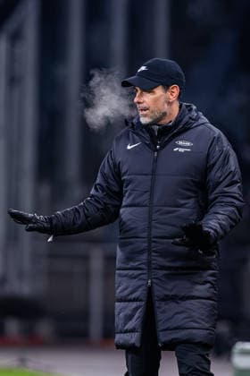 STURM GRAZ - BRANN BERGEN Head coach of Brann Freyr Alexandersson during the league phase of UEFA Europa league football match between SK Sturm Graz and SK Brann Bergen. Graz, Austria, January 29, 2026. Photo by Branislav Racko Copyright: xx 080A9856