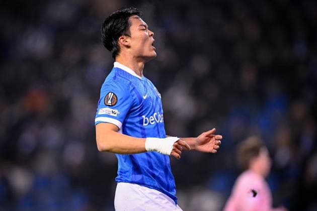 KRC Genk v Malmo - UEFA Europa League GENK, BELGIUM - JANUARY 29 : Oh Hyeon-Gyu forward of KRC Genk during the UEFA Europa League 2025 26 League Phase MD8 match between KRC Genk and Malmo on January 29, 2026 in Genk, Belgium, 29 01 2026  Copyright: xTomasxSiskx