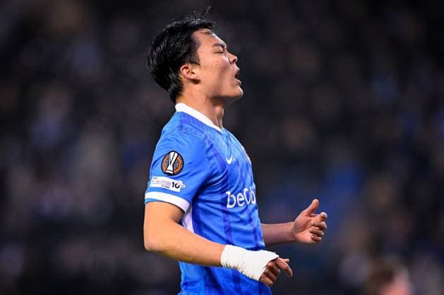KRC Genk v Malmo - UEFA Europa League GENK, BELGIUM - JANUARY 29 : Oh Hyeon-Gyu forward of KRC Genk during the UEFA Europa League 2025 26 League Phase MD8 match between KRC Genk and Malmo on January 29, 2026 in Genk, Belgium, 29 01 2026  Copyright: xTomasxSiskx