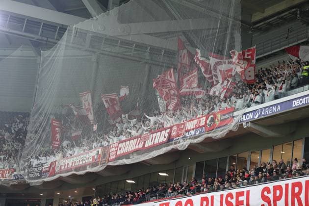 Football Lille LOSC - Fribourg PHOTOPQR VOIX DU NORD FLORENT MOREAU ; 29 01 2026 ; Villeneuve d Ascq, le 29 01 2026. Football, Europa League. Le Losc affronte le SC Fribourg au stade Mauroy. PHOTO FLORENT MOREAU LA VOIX DU NORD UEFA Europa League - League phase, Matchday 8 - football match between LOSC Lille and SC Freiburg at the Pierre Mauroy Stadium in Villeneuve d Ascq, northern France, on January 29, 2026. NORD France  Copyright: xPHOTOPQR VOIXxDUxNORD MAXPPPxFLORENTxMOREAUx 20260129VDN5185 20260129VDN5185