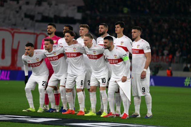 29 01 2026, xrekx, Football UEFA Europa League, VfB Stuttgart Young Boys Bern v l Teamfoto VfB Stuttgart DFL DFB REGULATIONS PROHIBIT ANY USE OF PHOTOGRAPHS as IMAGE SEQUENCES and or QUASI VIDEO Stuttgart