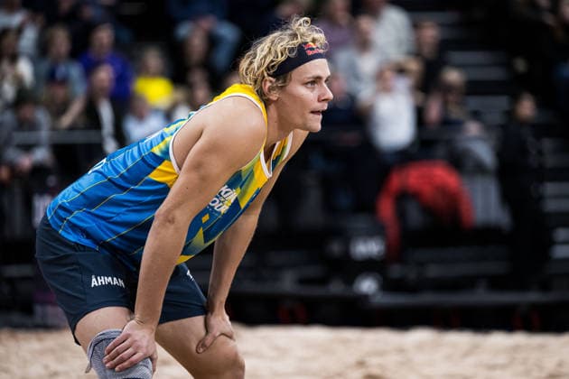 260129 Swedens David Ahman during Stockholm Beach 2026 on January 29, 2026 in Stockholm  Copyright: EMMAxWALLSKOG BB260129EW060