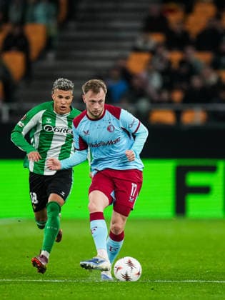 Fußball, EuroLeague, Real Betis Sevilla - Feyenoord Rotterdam #4 UEFA Europa League: Real Betis v Feyenoord Sevilla - Casper Tengstedt of Feyenoord during the eighth match of the UEFA Europa League 2025 2026. The match is set between Real Betis Balompie and Feyenoord at Estadio La Cartuja on 29 January 2026 in Sevilla, Spain. Copyright: xYannickxVerhoevenx