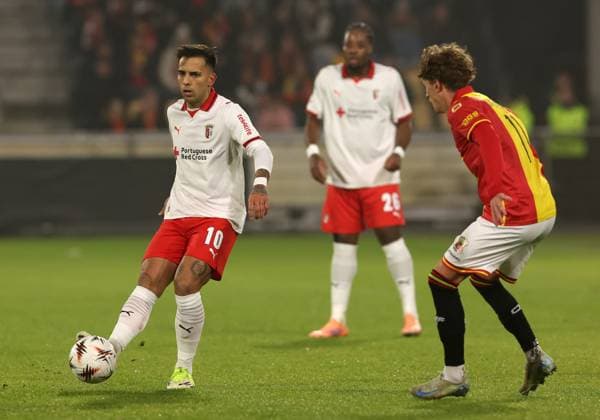 Rodrigo Zalazar of Braga during the match Go Ahead Eagles vs Braga at the De Adelaarshorst for the UEFA Europa League season 2025 2026 in DEVENTER, Netherlands on 29 january 2026 Photo by Peter Lous EYE4IMAGES