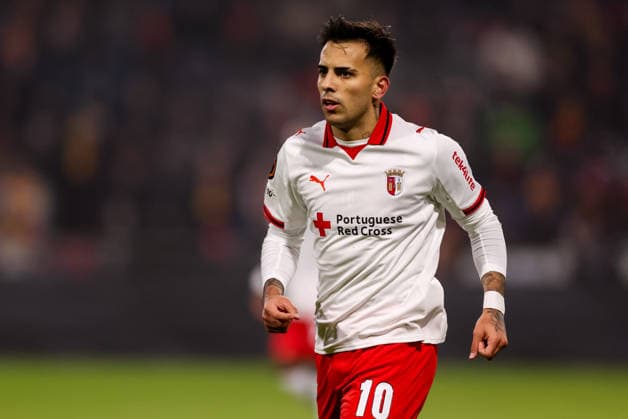 DEVENTER, NETHERLANDS - JANUARY 29: Rodrigo Zalazar of SC Braga looks on during the UEFA Europa League 2025 26 League Phase MD8 match between Go Ahead Eagles and SC Braga at Stadion De Adelaarshorst on January 29, 2026 in Deventer, Netherlands. (Photo by Rene Nijhuis) SPO  Copyright: xRenexNijhuis