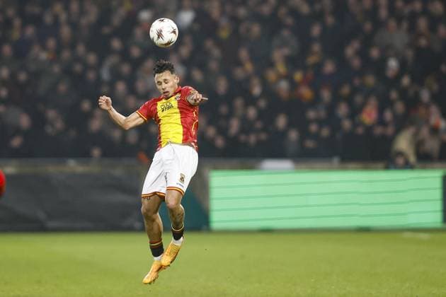 DEVENTER , 29-01-2026 , Stadium De Adelaarshorst , season 2025 2026 , UEFA Europa League League phase . match between Go Ahead Eagles and SC Braga, Picture shows GA Eagles player Dean James Go Ahead Eagles - Braga  x201171988x Copyright: