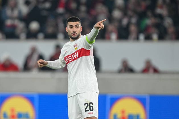 Deniz Undav VfB Stuttgart gestures during the UEFA Europa League 2025 26 League Phase MD8 match between VfB Stuttgart and BSC Young Boys at Stuttgart Arena on January 29, 2026 in Stuttgart, Germany Photo by Harry Langer DeFodi Images