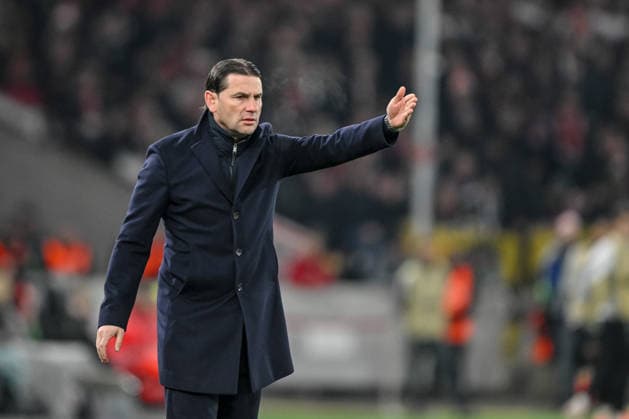 Coach Gerardo Seoane BSC Young Boys gestures during the UEFA Europa League 2025 26 League Phase MD8 match between VfB Stuttgart and BSC Young Boys at Stuttgart Arena on January 29, 2026 in Stuttgart, Germany Photo by Harry Langer DeFodi Images