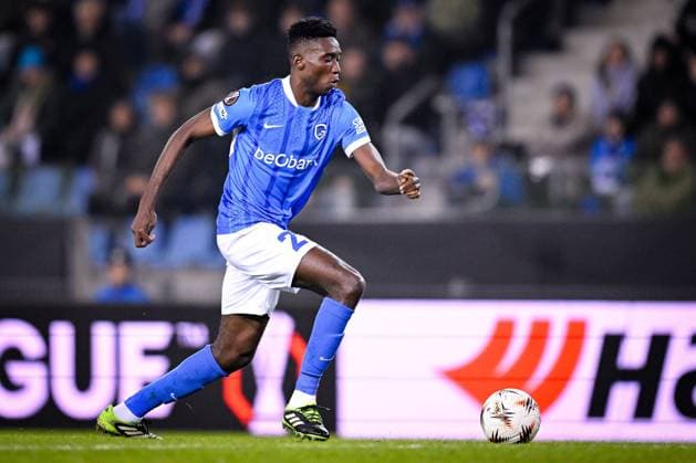 KRC Genk v Malmo - UEFA Europa League GENK, BELGIUM - JANUARY 29 : Bangoura Sory Ibrahima midfielder of KRC Genk during the UEFA Europa League 2025 26 League Phase MD8 match between KRC Genk and Malmo on January 29, 2026 in Genk, Belgium, 29 01 2026  Copyright: xTomasxSiskx