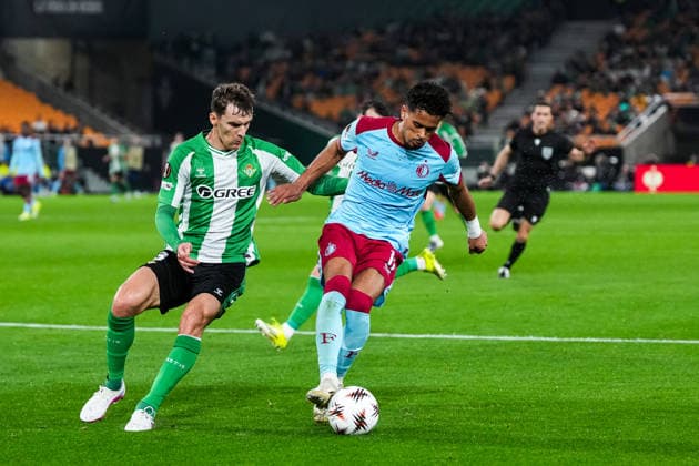 Fußball, EuroLeague, Real Betis Sevilla - Feyenoord Rotterdam #4 UEFA Europa League: Real Betis v Feyenoord Sevilla - Goncalo Borges of Feyenoord during the eighth match of the UEFA Europa League 2025 2026. The match is set between Real Betis Balompie and Feyenoord at Estadio La Cartuja on 29 January 2026 in Sevilla, Spain. Copyright: xYannickxVerhoevenx