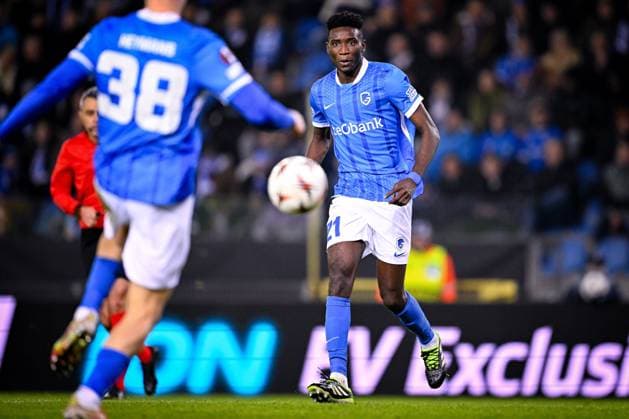KRC Genk v Malmo - UEFA Europa League GENK, BELGIUM - JANUARY 29 : Bangoura Sory Ibrahima midfielder of KRC Genk during the UEFA Europa League 2025 26 League Phase MD8 match between KRC Genk and Malmo on January 29, 2026 in Genk, Belgium, 29 01 2026  Copyright: xTomasxSiskx