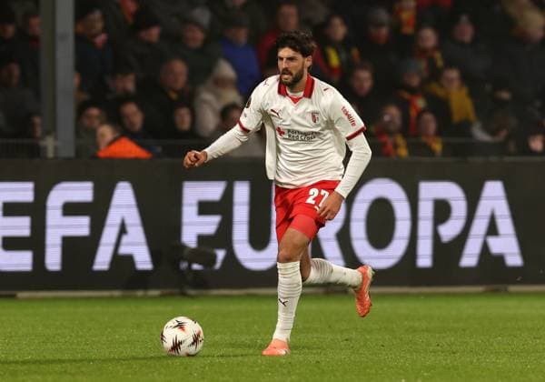 Florian Grillitsch of Braga during the match Go Ahead Eagles vs Braga at the De Adelaarshorst for the UEFA Europa League season 2025 2026 in DEVENTER, Netherlands on 29 january 2026 Photo by Peter Lous EYE4IMAGES