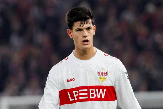 Chema VfB Stuttgart, 30 , Germany, Football, UEFA Europa League, Matchday 8, 2025 2026, VfB Stuttgart vs Young Boys Bern, 29 01 2026, Stuttgart MHP Arena Germany Copyright: xGrantxHubbsx