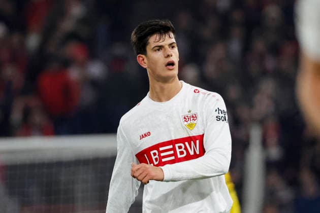 Chema VfB Stuttgart, 30 , Germany, Football, UEFA Europa League, Matchday 8, 2025 2026, VfB Stuttgart vs Young Boys Bern, 29 01 2026, Stuttgart MHP Arena Germany Copyright: xGrantxHubbsx