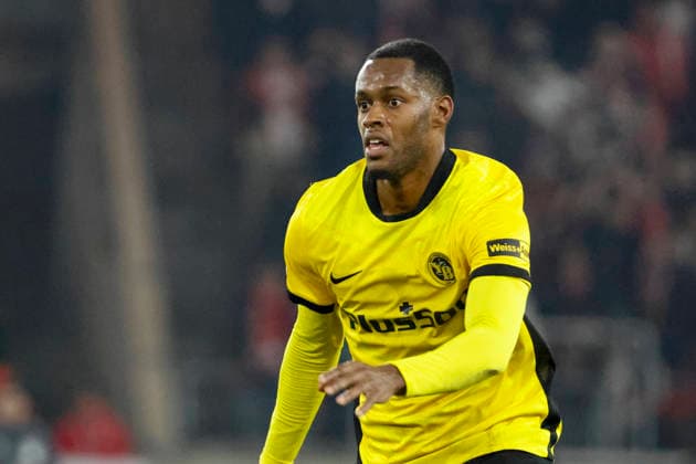 Edimilson Fernandes BSC Young Boys, 06 , Germany, Football, UEFA Europa League, Matchday 8, 2025 2026, VfB Stuttgart vs Young Boys Bern, 29 01 2026, Stuttgart MHP Arena Germany Copyright: xGrantxHubbsx