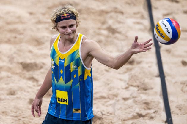 260129 Swedens David Ahman during Stockholm Beach 2026 on January 29, 2026 in Stockholm  Copyright: EMMAxWALLSKOG BB260129EW086