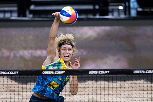 260129 Swedens David Ahman during Stockholm Beach 2026 on January 29, 2026 in Stockholm  Copyright: EMMAxWALLSKOG BB260129EW089