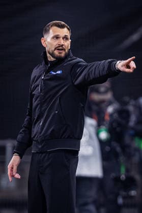 STURM GRAZ - BRANN BERGEN Head coach of Sturm Fabio Ingolitsch during the league phase of UEFA Europa league football match between SK Sturm Graz and SK Brann Bergen. Graz, Austria, January 29, 2026. Photo by Branislav Racko Copyright: xx 080A0136
