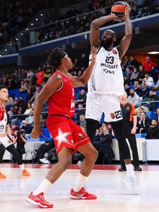 Tonye Jekiri (Partizan Mozzart Bet Belgrade) during EA7 Emporio Armani Milano vs Partizan Belgrado, Basketball Euroleague match in Assago (MI), Italy, January 29 2026  Copyright: xSavinoxPaolella IPAxSportx xipa-agency.netx xx IPA_70718409 IPA_Agency_IPA70718409