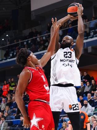 Tonye Jekiri (Partizan Mozzart Bet Belgrade) during EA7 Emporio Armani Milano vs Partizan Belgrado, Basketball Euroleague match in Assago (MI), Italy, January 29 2026  Copyright: xSavinoxPaolella IPAxSportx xipa-agency.netx xx IPA_70718422 IPA_Agency_IPA70718422
