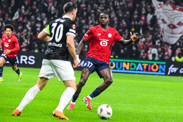 FOOTBALL: LILLE OSC - SC FRIBOURG Baptiste AUTISSIER MAXPPP - Lille 29 01 2026 Baptiste AUTISSIER Maxppp Lille ; 29 01 2026 ; Ngal‚Äôayel Mukau lors du match Lille OSC vs SC Fribourg, 8e journee de la phase de ligue de l‚ÄôEuropa League a Lille le 29 janvier 2026. UEFA Europa League - League phase, Matchday 8 - football match between LOSC Lille and SC Freiburg at the Pierre Mauroy Stadium in Villeneuve d Ascq, northern France, on January 29, 2026. Lille Lille Haut de France France  Copyright: xMAXPPPxBaptistexAUTISSIERx BAU202601295255 BAU202601295255
