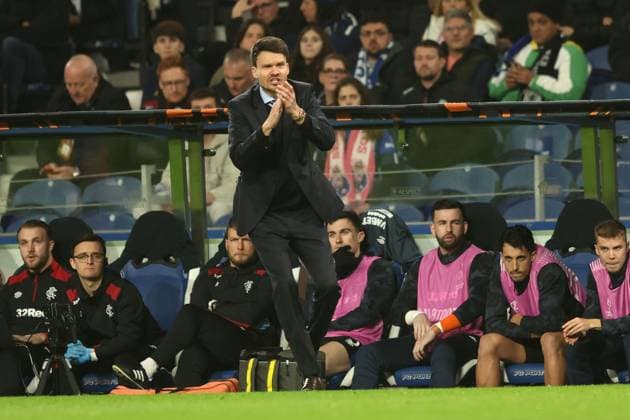 Rangers head coach Danny Röhl during UEFA Europa League league phase match at Estadio do Dragao, Porto. Porto v Rangers - UEFA Europa League - Estadio do Dragao, Portugal - 29 Jan 2026Porto Estadio do Dragao Portugal EDITORIAL USE ONLY  Copyright: xRangersxFC Shutterstockx 16488595p
