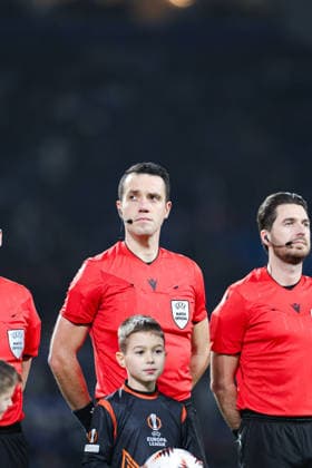 January 29, 2026, Porto, Porto, Portugal: Referee Jasper Vergoote in action during the Uefa Europa League - League phase, matchday 8 between FC Porto and Rangers Football Club at Estadio Dragao, in Porto, Portugal, on January 29, 2026. Porto Portugal - ZUMAe141 20260129_zsp_e141_029 Copyright: xLuisxEirasx