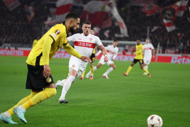 29 01 2026, xrekx, Football UEFA Europa League, VfB Stuttgart Young Boys Bern v l Ermedin Demirovic VfB Stuttgart DFL DFB REGULATIONS PROHIBIT ANY USE OF PHOTOGRAPHS as IMAGE SEQUENCES and or QUASI VIDEO Stuttgart