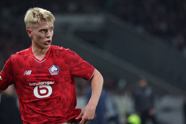 FOOTBALL : LOSC Lille vs Freiburg - UEFA Europa League - 29 01 2026 Hakon HARALDSSON (LOSC Lille) lors du match LOSC Lille vs Freiburg, UEFA Europa League phase de ligue, Decathlon Arena stade Pierre Mauroy, le 29 janvier 2026 - photo Laurent Sanson PsnewZ  Copyright: xLaurentxSANSONx xPsnewZx