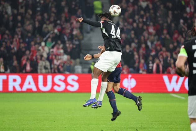 FOOTBALL : LOSC Lille vs Freiburg - UEFA Europa League - 29 01 2026 Johan MANZAMBI (SC Freiburg) lors du match LOSC Lille vs Freiburg, UEFA Europa League phase de ligue, Decathlon Arena stade Pierre Mauroy, le 29 janvier 2026 - photo Laurent Sanson PsnewZ  Copyright: xLaurentxSANSONx xPsnewZx