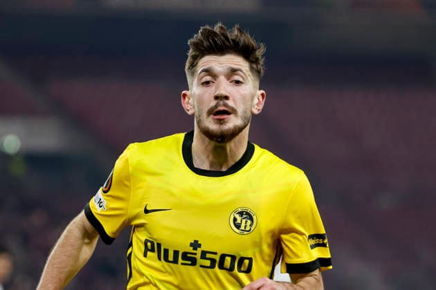 Armin Gigovic BSC Young Boys, 37 after the 1 1 , Germany, Football, UEFA Europa League, Matchday 8, 2025 2026, VfB Stuttgart vs Young Boys Bern, 29 01 2026, Stuttgart MHP Arena Germany Copyright: xGrantxHubbsx