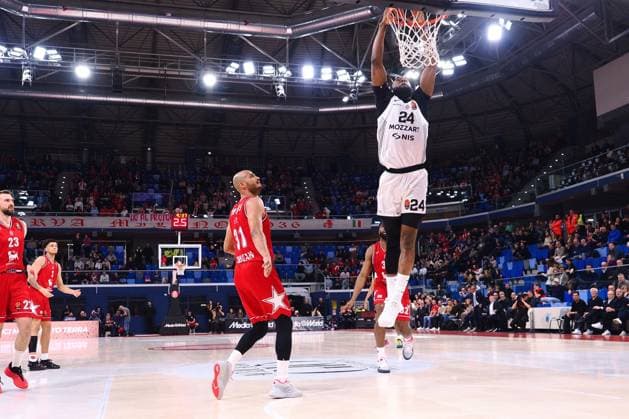 BASKET - Euroleague - EA7 Emporio Armani Milano vs Partizan Belgrado Bruno Fernando (Partizan Mozzart Bet Belgrade) during EA7 Emporio Armani Milano vs Partizan Belgrado, Basketball Euroleague match in Assago (MI), Italy, January 29 2026 Assago (MI) Italy  Copyright: xIPAxSport ABACAx