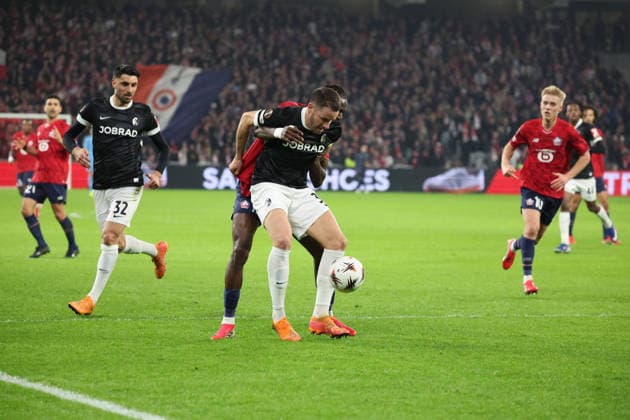 FOOTBALL : LOSC Lille vs Freiburg - UEFA Europa League - 29 01 2026 Christian GÜNTER (SC Freiburg) lors du match LOSC Lille vs Freiburg, UEFA Europa League phase de ligue, Decathlon Arena stade Pierre Mauroy, le 29 janvier 2026 - photo Laurent Sanson PsnewZ  Copyright: xLaurentxSANSONx xPsnewZx
