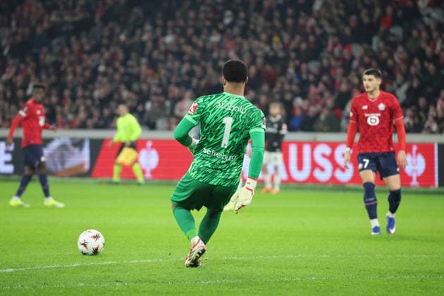FOOTBALL : LOSC Lille vs Freiburg - UEFA Europa League - 29 01 2026 Noah ATUBOLU (SC Freiburg) lors du match LOSC Lille vs Freiburg, UEFA Europa League phase de ligue, Decathlon Arena stade Pierre Mauroy, le 29 janvier 2026 - photo Laurent Sanson PsnewZ  Copyright: xLaurentxSANSONx xPsnewZx