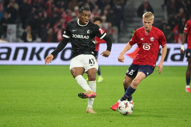 FOOTBALL : LOSC Lille vs Freiburg - UEFA Europa League - 29 01 2026 Bruno OGBUS (SC Freiburg) lors du match LOSC Lille vs Freiburg, UEFA Europa League phase de ligue, Decathlon Arena stade Pierre Mauroy, le 29 janvier 2026 - photo Laurent Sanson PsnewZ  Copyright: xLaurentxSANSONx xPsnewZx