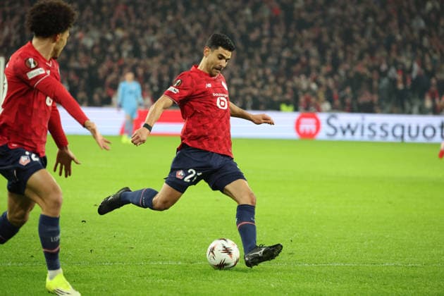 FOOTBALL : LOSC Lille vs Freiburg - UEFA Europa League - 29 01 2026 Benjamin ANDRE (LOSC Lille) lors du match LOSC Lille vs Freiburg, UEFA Europa League phase de ligue, Decathlon Arena stade Pierre Mauroy, le 29 janvier 2026 - photo Laurent Sanson PsnewZ  Copyright: xLaurentxSANSONx xPsnewZx