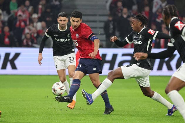 FOOTBALL : LOSC Lille vs Freiburg - UEFA Europa League - 29 01 2026 Benjamin ANDRE (LOSC Lille) lors du match LOSC Lille vs Freiburg, UEFA Europa League phase de ligue, Decathlon Arena stade Pierre Mauroy, le 29 janvier 2026 - photo Laurent Sanson PsnewZ  Copyright: xLaurentxSANSONx xPsnewZx