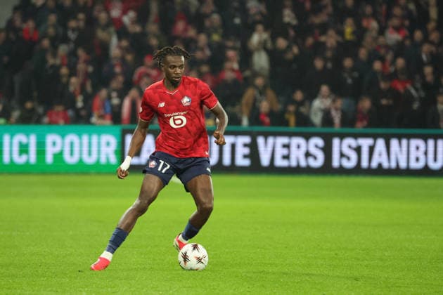 FOOTBALL : LOSC Lille vs Freiburg - UEFA Europa League - 29 01 2026 Ngal Ayel MUKAU (LOSC Lille) lors du match LOSC Lille vs Freiburg, UEFA Europa League phase de ligue, Decathlon Arena stade Pierre Mauroy, le 29 janvier 2026 - photo Laurent Sanson PsnewZ  Copyright: xLaurentxSANSONx xPsnewZx
