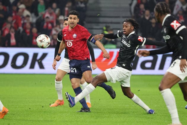 FOOTBALL : LOSC Lille vs Freiburg - UEFA Europa League - 29 01 2026 Benjamin ANDRE (LOSC Lille) lors du match LOSC Lille vs Freiburg, UEFA Europa League phase de ligue, Decathlon Arena stade Pierre Mauroy, le 29 janvier 2026 - photo Laurent Sanson PsnewZ  Copyright: xLaurentxSANSONx xPsnewZx