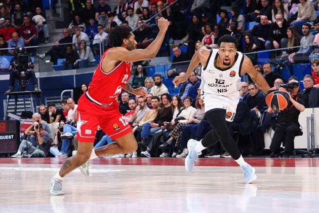 Sterling Brown (Partizan Mozzart Bet Belgrade) during EA7 Emporio Armani Milano vs Partizan Belgrado, Basketball Euroleague match in Assago (MI), Italy, January 29 2026  Copyright: xSavinoxPaolella IPAxSportx xipa-agency.netx xx IPA_70718534 IPA_Agency_IPA70718534