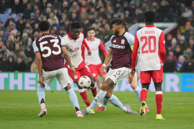 Aston Villa v Salzburg, Europa League Tyrone Mings of Aston Villa during the Europa League match between Aston Villa and Salzburg at Villa Park, Birmingham, UK on 29 January 2026. Birmingham Villa Park West Midlands UK Editorial use only , Copyright: xAlunxRobertsx PSI-23649-0010
