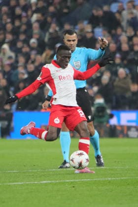 Aston Villa v Salzburg, Europa League Soumaila Diabate of Red Bull Salzburg during the Europa League match between Aston Villa and Salzburg at Villa Park, Birmingham, UK on 29 January 2026. Birmingham Villa Park West Midlands UK Editorial use only , Copyright: xAlunxRobertsx PSI-23649-0011