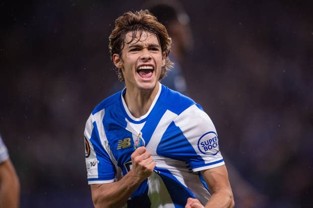 January 29, 2026, Porto, Porto, Portugal: PORTO, PORTUGAL - JANUARY 29: RODRIGO MORA from FC Porto is seen celebrating his goal during the UEFA Europa League 2025 26 MD8 match between FC Porto and Rangers FC, at Estadio do Dragao on January 29, 2026 in Porto, Portugal Porto Portugal - ZUMAl192 20260129_zsp_l192_032 Copyright: xMiguelxLemosx