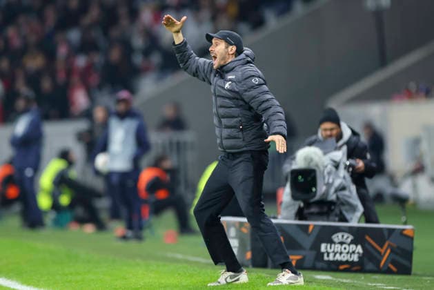 Coach Julian Schuster SC Freiburg gestures, UEFA Europa League 2025 26 League Phase MD8, LOSC Lille v SC Freiburg, Stade Pierre Mauroy on January 29, 2026 in Lille, France Photo by Marco Steinbrenner DeFodi Images Coach Julian Schuster SC Freiburg gestures, UEFA Europa League 2025 26 League Phase MD8, LOSC Lille v SC Freiburg, Stade Pierre Mauroy, January 29, 2026 in Lille, France Photo by Marco Steinbrenner DeFodi Images