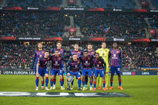 UEFA Europa League 2025 26 8 Matchday, Thursday 29 01 2026 FC Basel 1893 vs Viktoria Pilsen St Jakob Park Basel, Switzerland FC Basel team photo Copyright: xValentinxDomgjonix