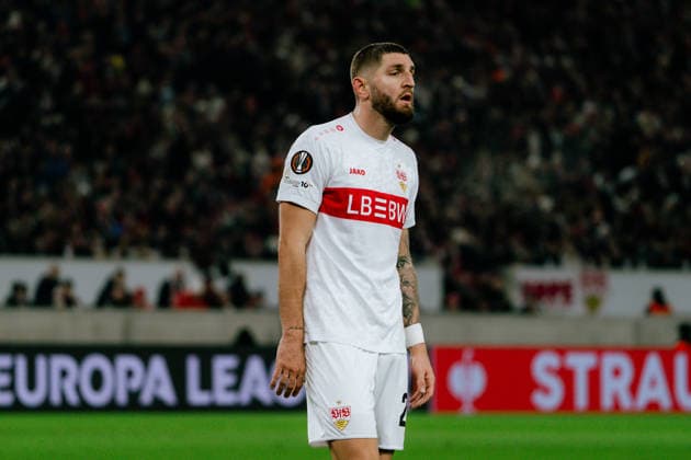 Jeff Chabot VfB Stuttgart, 24 , GER, VfB Stuttgart vs Young Boys Bern, Football, Europa League, Matchday 8, Season 2025 2026, 29 01 2026, GER, VfB Stuttgart vs Young Boys Bern, Football, Europa League, Matchday 8, Season 2025 2026, 29 01 2026, Stuttgart Copyright: xEibner-Pressefoto EdwardxCheungx EP_ECG