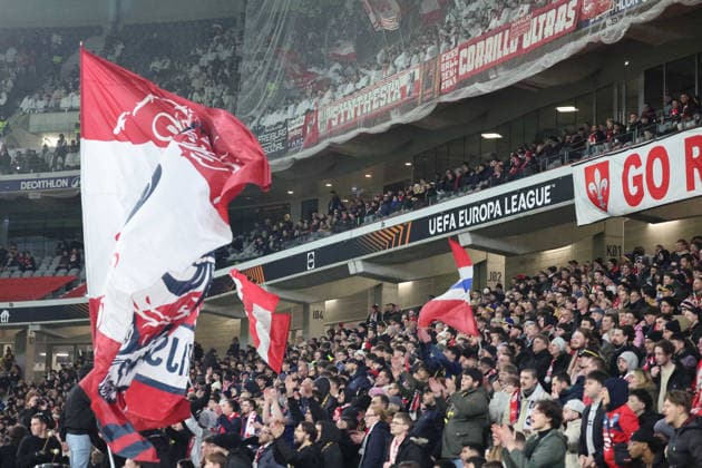 FOOTBALL : LOSC Lille vs Freiburg - UEFA Europa League - 29 01 2026 Supporters de Lille lors du match LOSC Lille vs Freiburg, UEFA Europa League phase de ligue, Decathlon Arena stade Pierre Mauroy, le 29 janvier 2026 - photo Laurent Sanson PsnewZ  Copyright: xLaurentxSANSONx xPsnewZx